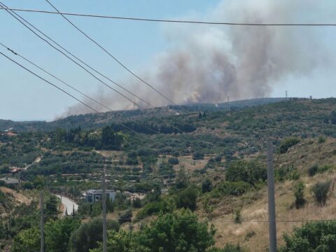 Çeşme’de Çöplük Yangını