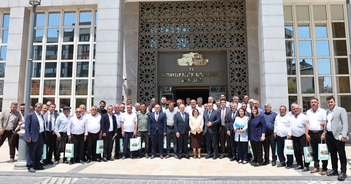 Gaziantep Şehitkamil’de Başkan Şahin muhtarlarla buluştu Haber gorseli
